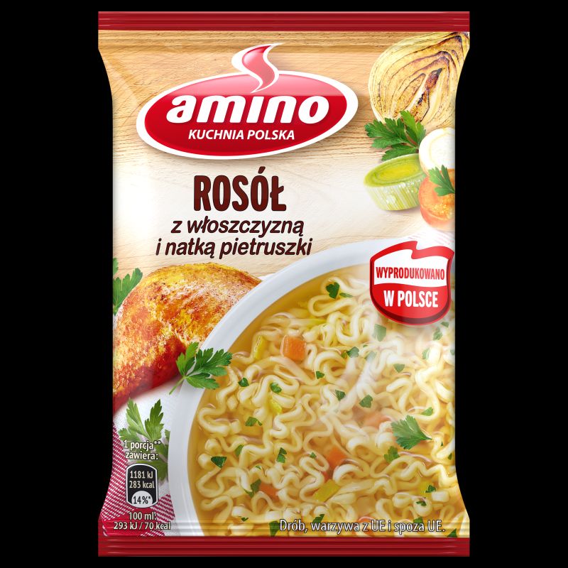 AMINO ROSOL Z KURY Z WLOSZCZYZNA I PIETRUSZ INSTANT 59G/22 SZT