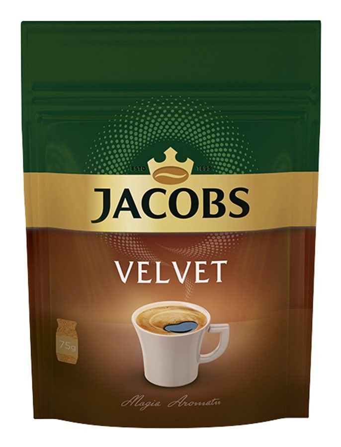 JACOBS KAWA VELVET ROZPUSZCZALNA 75G\1szt