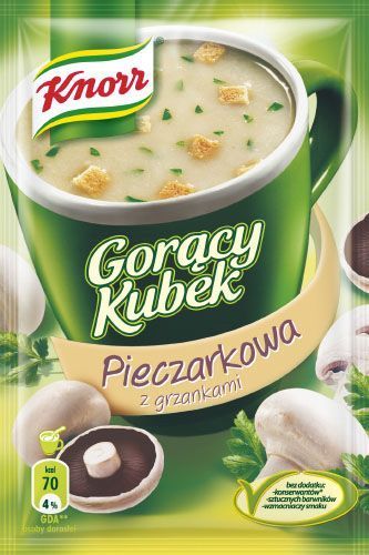 KNORR ZUPA GORACY KUBEK KREM Z PIECZAREK 15G/40SZT