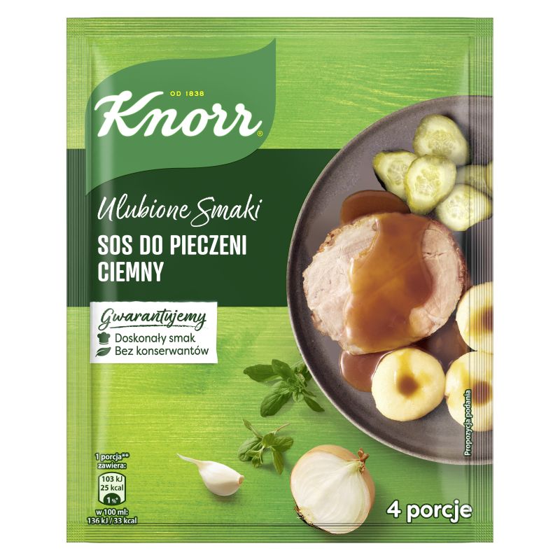 KNORR SOS PIECZENI CIEMNY 29G\28szt