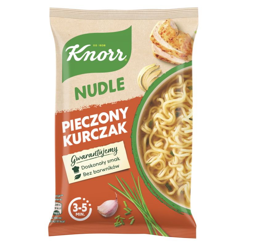 KNORR ZUPA NUDLE PIECZONY KURCZAK 61G\1szt