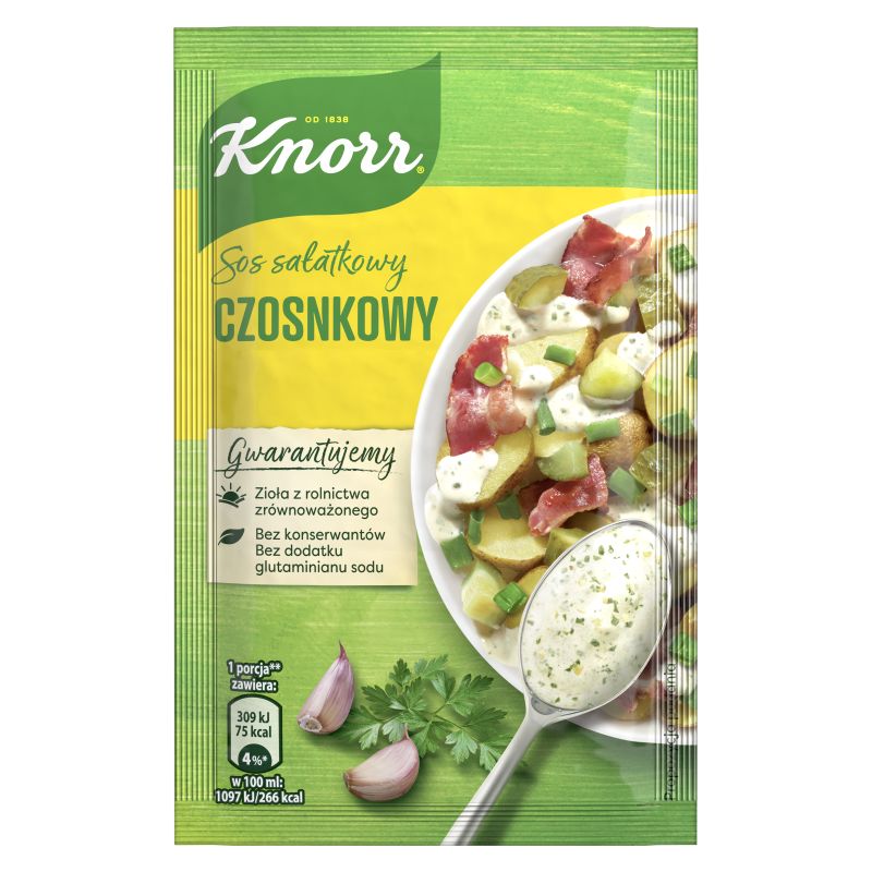 KNORR SOS SALATKOWY CZOSNKOWY 8G\1szt