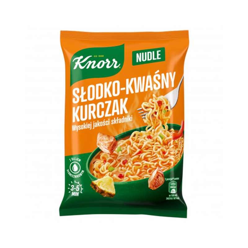 KNORR ZUPA NUDLE SLODKO KWASNY KURCZAK 65G/22 SZT