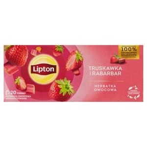 LIPTON HERBATA TRUSKAWKA RABARBAR 20TB\1szt