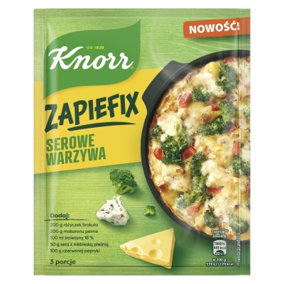 KNORR ZAPIEFIX WARZYWA I SER 40G/20 SZT