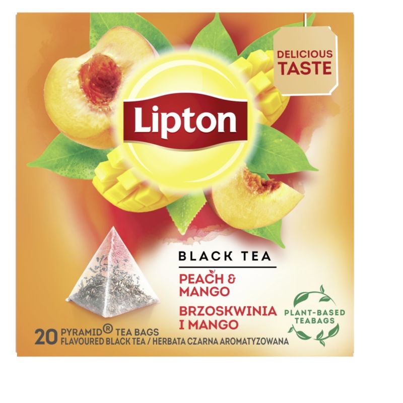 LIPTON HERBATA PEACH MANGO 20PIR\1szt