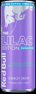 RED BULL ZERO LILAC GREJPFRUT ZIOLA 250ML SK/24 SZT
