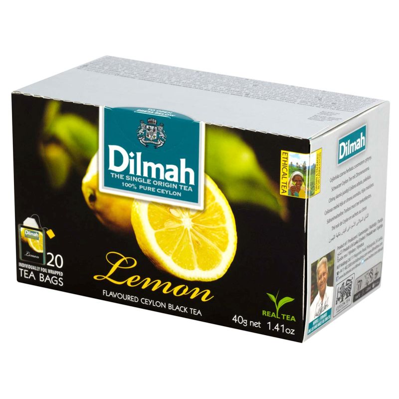 DILMAH HERBATA LEMON BLACK TEA 20TB\1szt