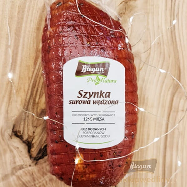 BIEGUN SZYNKA SUROWA WEDZONA