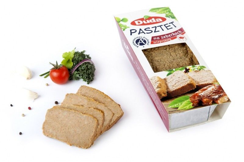 DUDA PASZTET NA ZEBERKACH ok.0.8kg