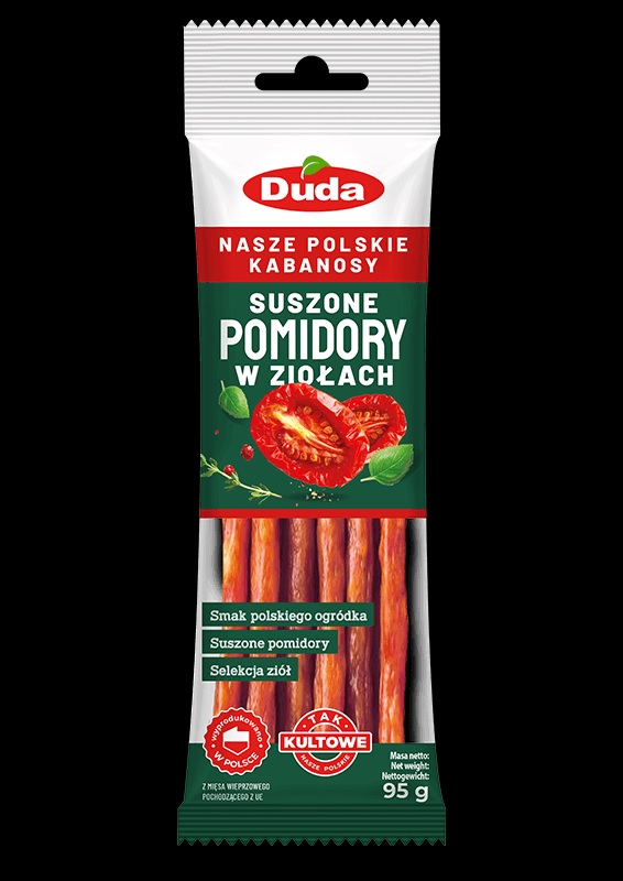 DUDA KABANOSY SUSZONE POMIDORY W ZIOLACH 95G