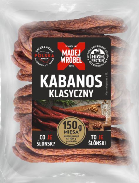MADEJ I WROBEL KABANOSY KLASYCZNE OK. 0,50KG