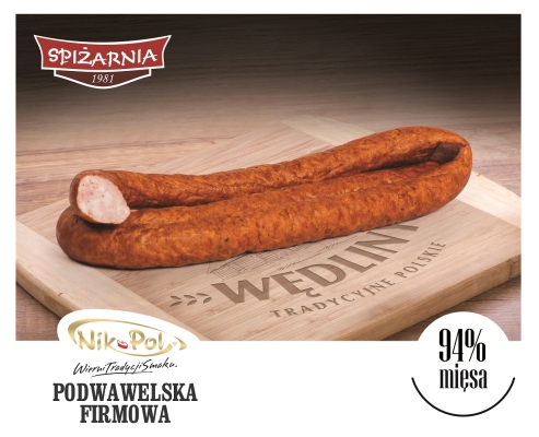 NIKPOL KIELBASA PODWAWELSKA FIRMOWA MAP 1,0 KG