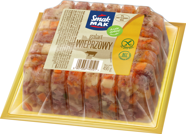 SMAKMAK GALART WIEPRZOWY KOSTKA 490G