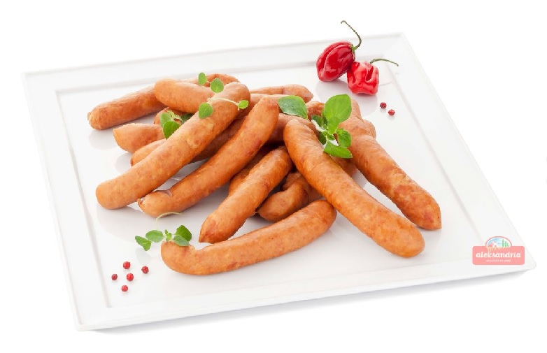 ALEKSANDRIA FRANKFURTERKI PIEPRZOWE WEDZONE OK 0,60KG