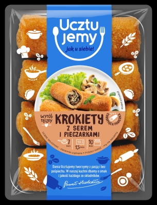 GASTRONOM KROKIETY Z PIECZARKAMI I SEREM