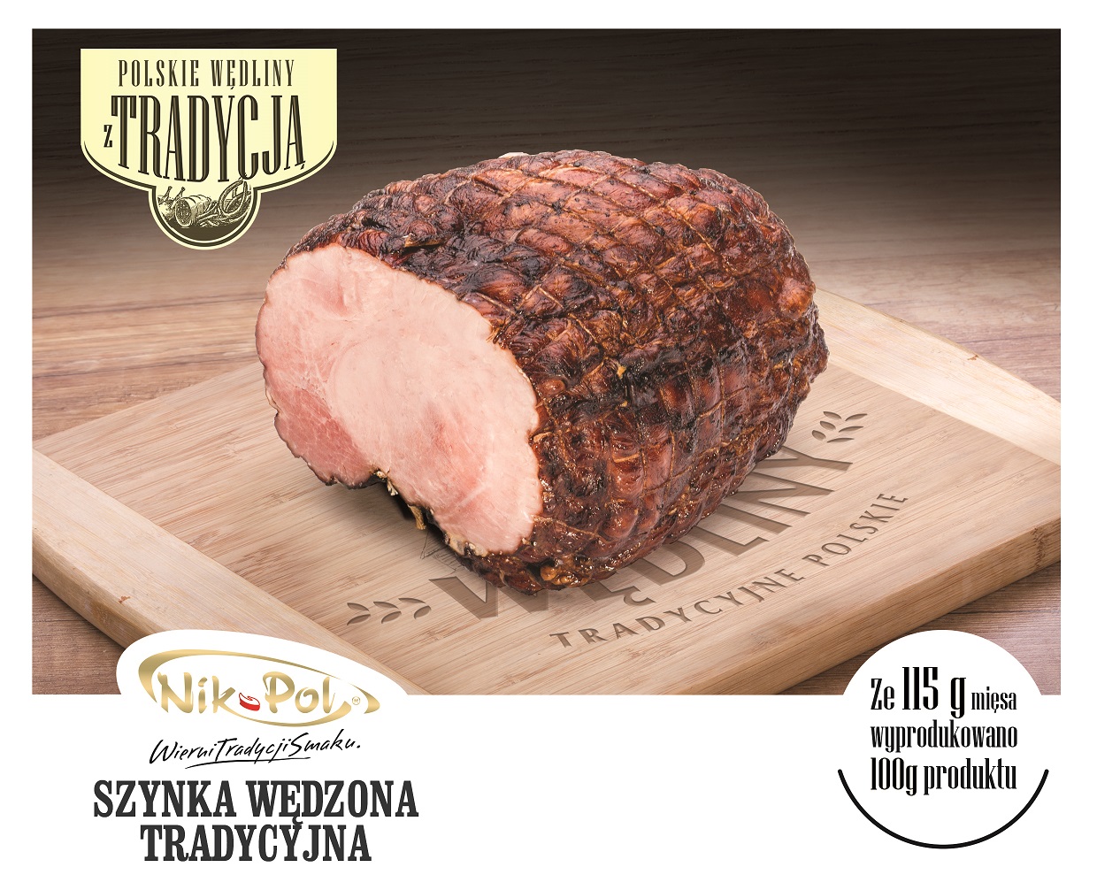 NIKPOL NIK-POL SZYNKA WEDZONA TRADYCYJNA MAP 0,5KG