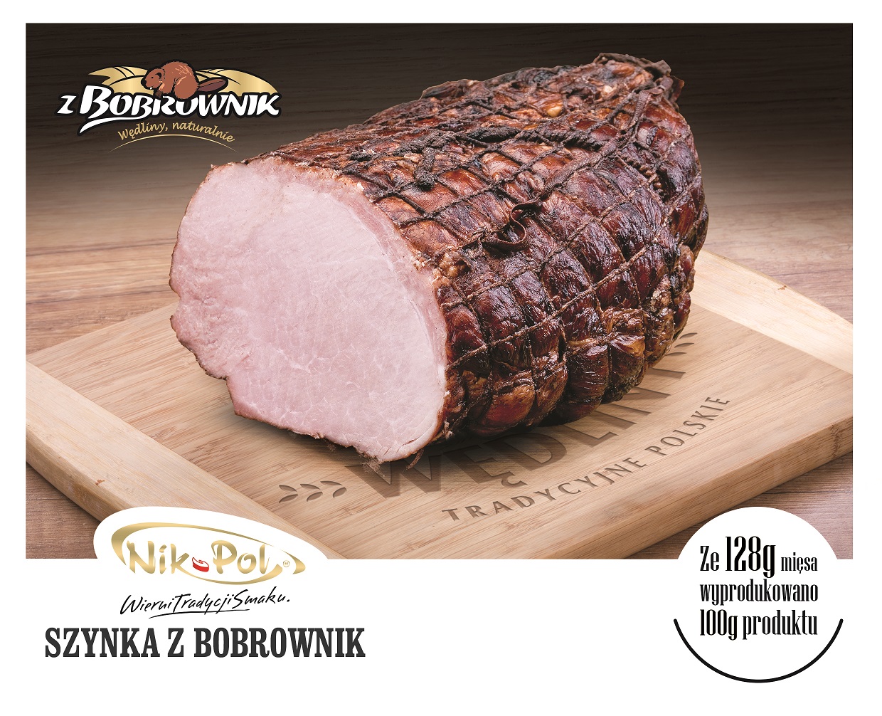 NIKPOL SZYNKA Z BOBROWNIK MAP ok1.50kg