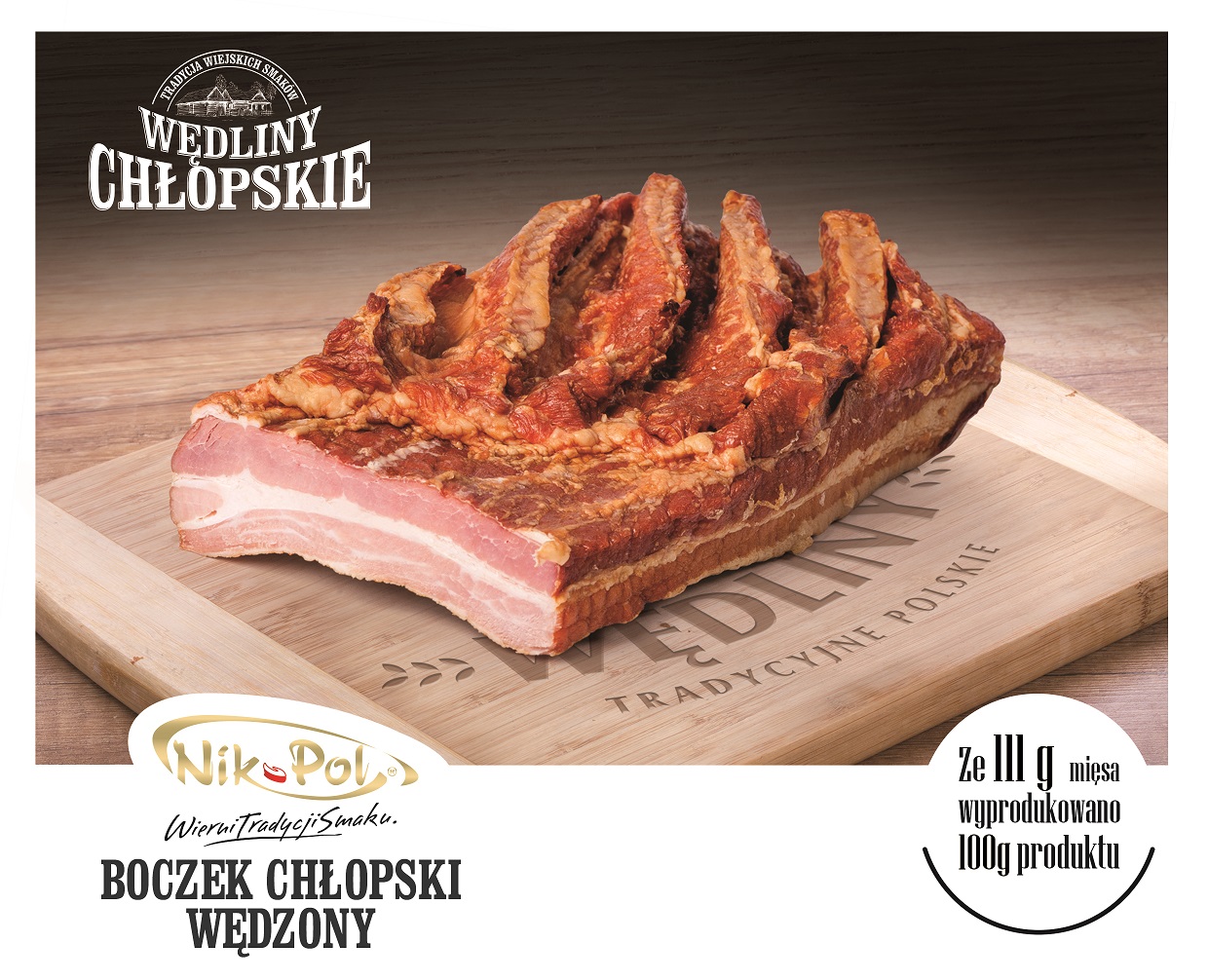 NIKPOL BOCZEK CHLOPSKI WEDZONY ok1.50 kg MAP