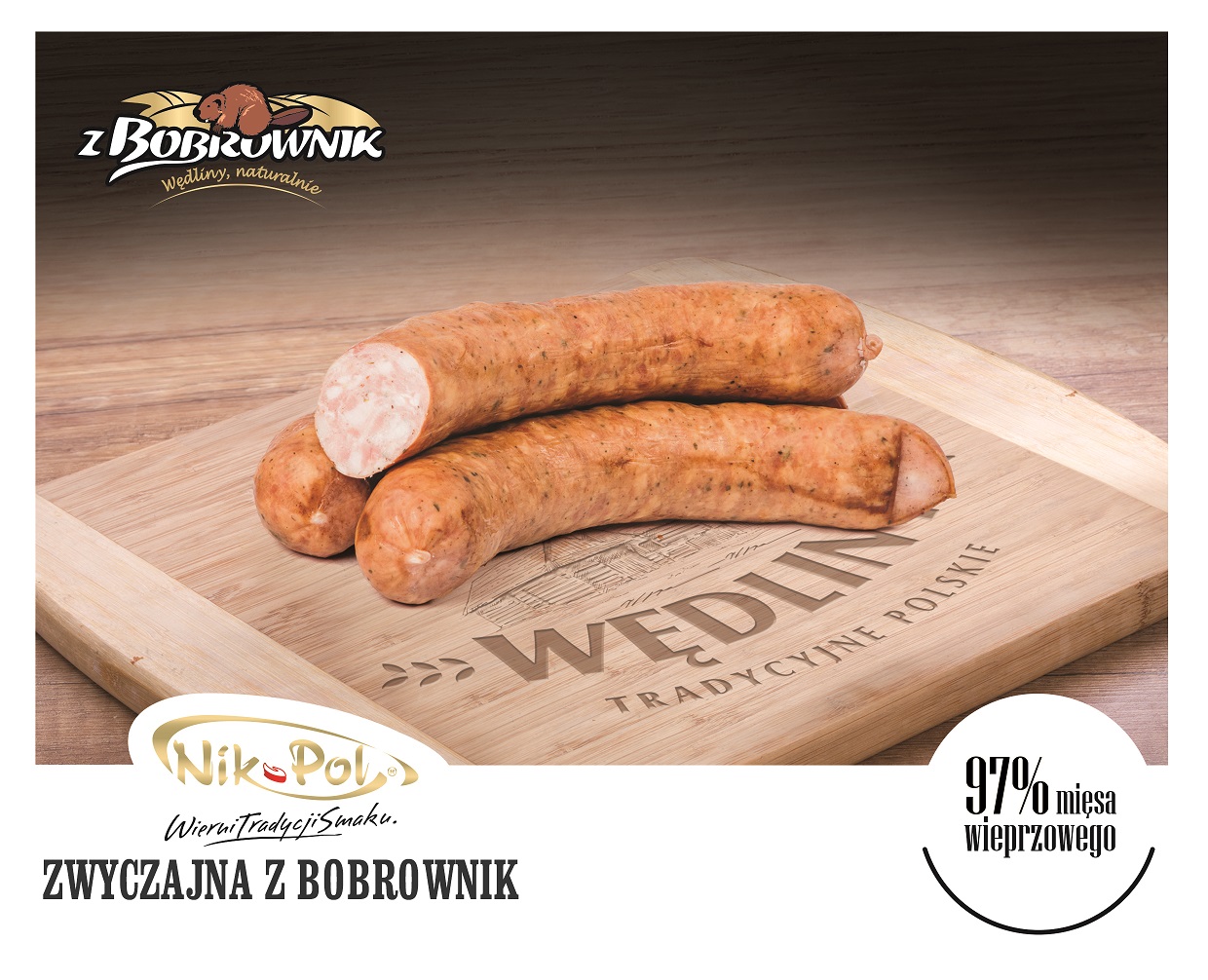 NIKPOL ZWYCZAJNA Z BOBROWNIK MAP ok 0.9kg