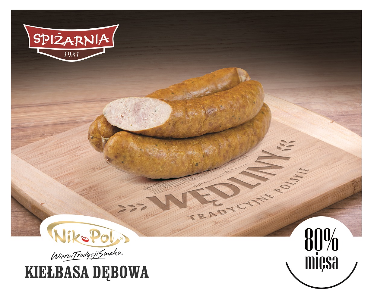 NIKPOL KIELBASA DEBOWA MAP 0,7 KG